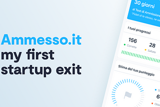 Ammesso.it, my first startup exit