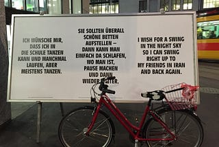 Denied the right to vote: the stories behind Basel’s provocative posters invading space and minds