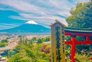 A view of Fujisan