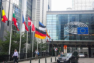 European Parliament in Brussels