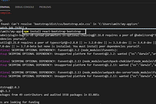 How to Install Bootstrap on React Project?