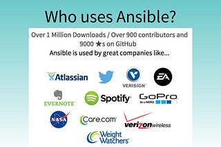 Solving Industry Challenges using Ansible