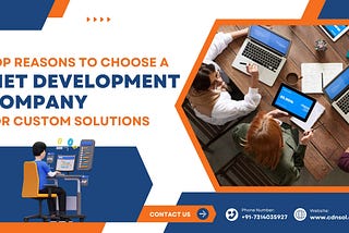 Top Reasons to Choose a .NET Development Company for Custom Solutions