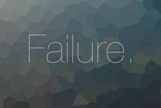 I am a failure…I am perfect!