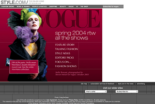 Vogue’s Online Evolution: How High Fashion Jumped From Print to Web & Flourished