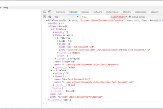Make a simple File Tree for Electron using ES6 and Node