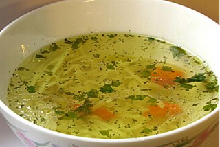 Image of chicken broth