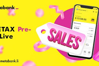 Pre-Sales of METAX tokens starting!