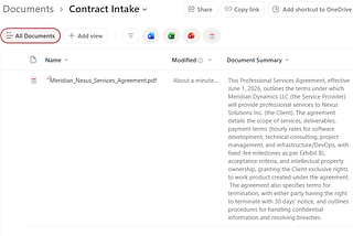 How to Store Document Summaries in SharePoint using Power Automate