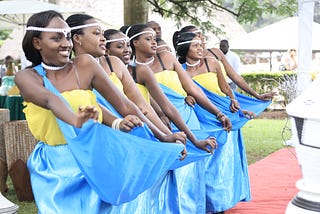 A Mzungu attends a Rwandan Gusaba