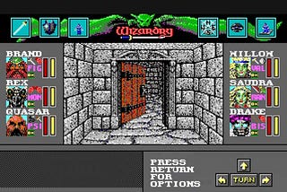 Retro Video Game: Wizardry 6: Bane of the Cosmic Forge.