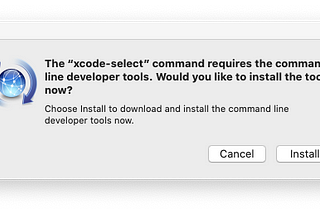 Catalina upgrade, Git broken? (Re)install Xcode tools.