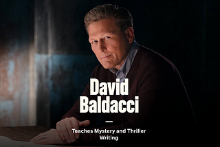 Masterclass review #2 David Baldacci teaches mystery and thriller writing.