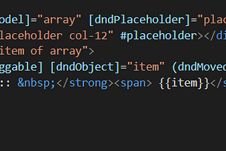 How to implement drag and drop lists in Angular 6 application?