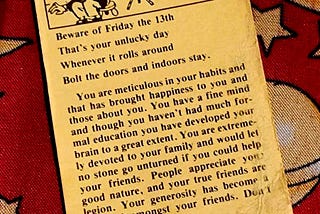 Beware of  Friday the 13th!