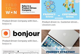 Product driven company