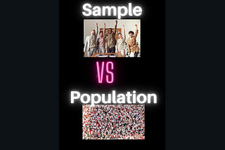 Statistics #2 Difference between a Sample and a Population