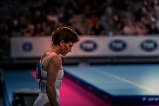 Oksana Chusovitina as She Prepared for Her Eighth Olympics