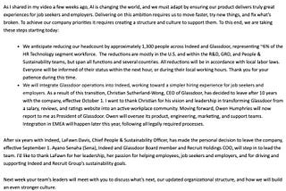Layoffs, Mergers, and Reputation: The Glassdoor-Indeed Shakeup