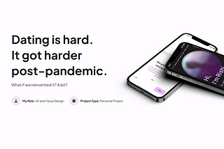 A dating app for finding lasting love — UX Case Study