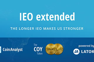 We extend the IEO on Latoken. This is why.
