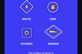 The 4 Pillars of Game UI