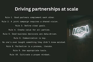 The co-acquisition playbook: 10 rules to drive your partnerships at scale.