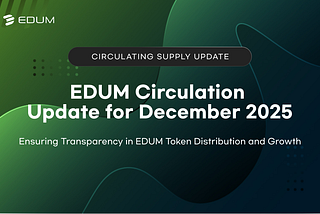 EDUM Circulation Update for December 2025