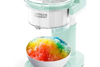 Aqua DASH Shaved Ice Maker + Slushie Machine for Healthy Snacks