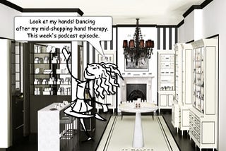Apres hand therapy at Jo Malone London — so happy dancing at the spa!