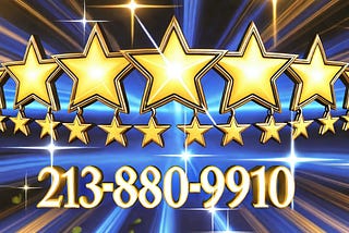 213–880–9910 ⭐⭐⭐⭐⭐