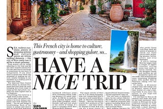 Travel Feature, Nice