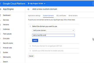 Google App Engine — Configure custom domains with SSL