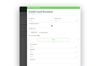 Sage Intacct Widget Marketplace: Credit Card Transactions