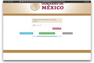 Tecnología de Gobierno fallida: caso MiVacuna México