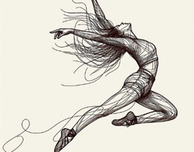 Image of dancer soaring into the air to illustrate post
