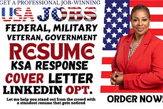 I will write federal, military, veteran, ksa response for government resume, usajobs