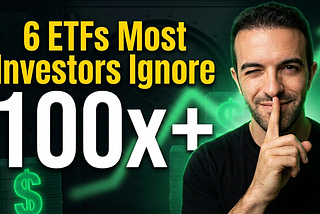 Leveraged ETFs thumbnail: Henrique centieiroin a vault with glowing green dollars, hinting at “6 ETFs Most Investors Ignore” with 100x+ returns.