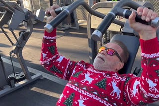 Arnold Schwarzenegger Shares His Christmas Workout With The Holiday Joy