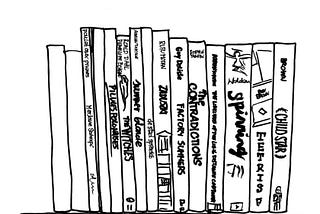 Another bookshelf. Graphic novels recommendations.