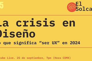 La crisis en Diseño y UX ¿Qué significa ser UXer en 2024?