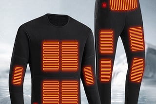 Long Johns USB Heating Thickened Cold Protection Suit