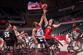 U.S. versus Japan Men’s Basketball. 2021 Paralympic.org.