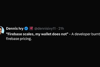 Firebase scales, my wallet does not