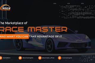 The marketplace in Race Master and what you can take advantage of it