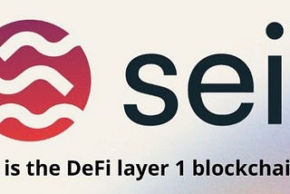 THERE IS LAYER ONE CHAIN IN SEI NETWORK