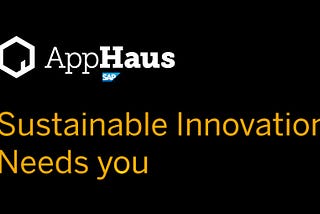 Sustainable Innovation Needs you!