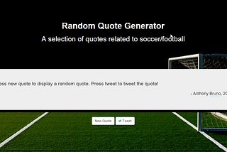 Another Zipline Finished: Quote Generator