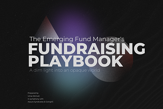 Graphic of the the Emerging Managers Fundraising Playbook
