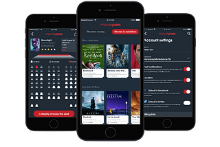 Redesigning an IOS app for moviepass©